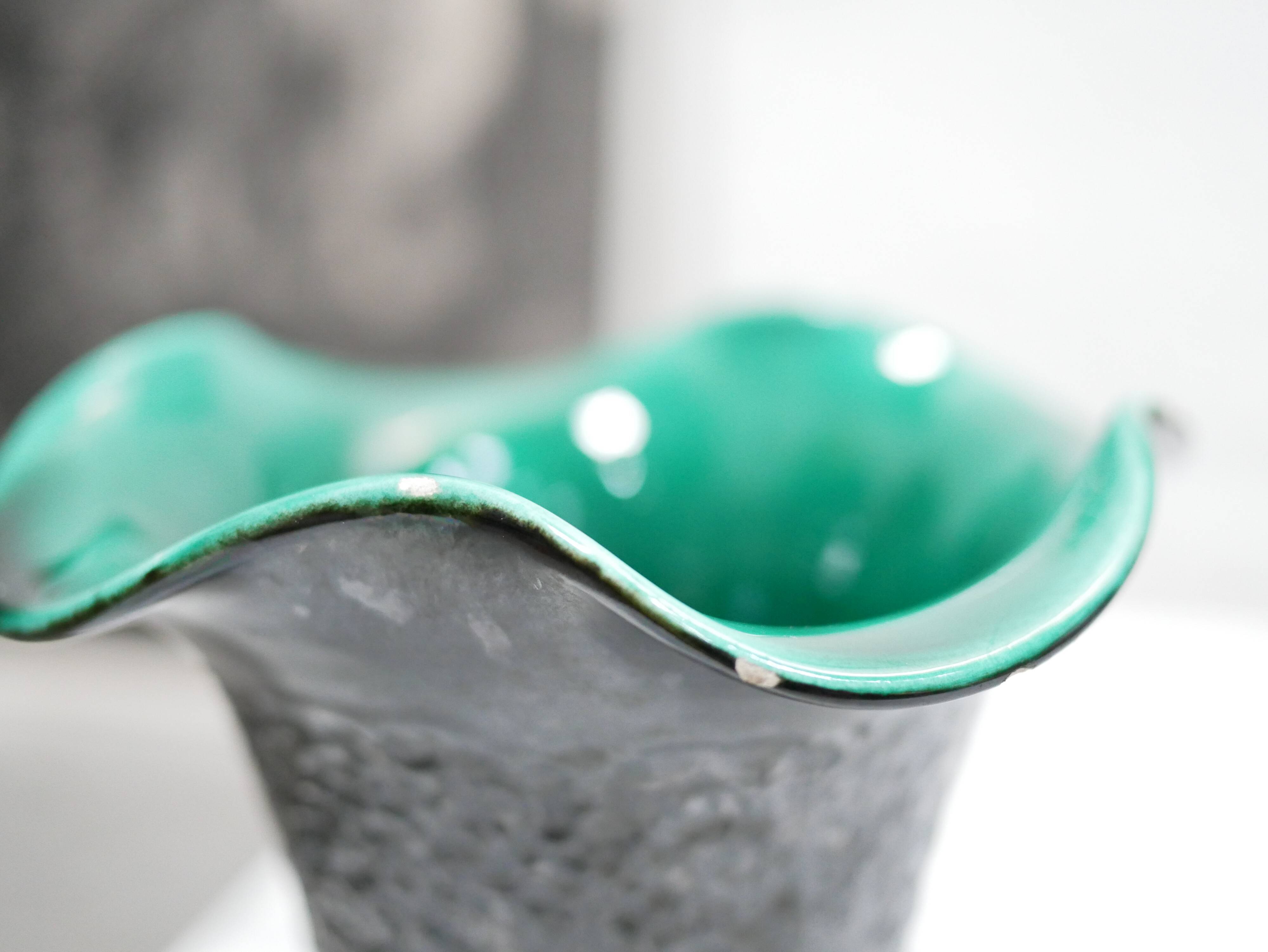 Vintage ceramic corolla vase