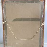 Mirror Restoration gilded gold&Ice Mercury/Moulding in medallions/Wood&Stuc/XIXth