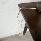 Lampe de table ananas céramique et laiton 1950