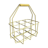 Yellow vintage bottle holder