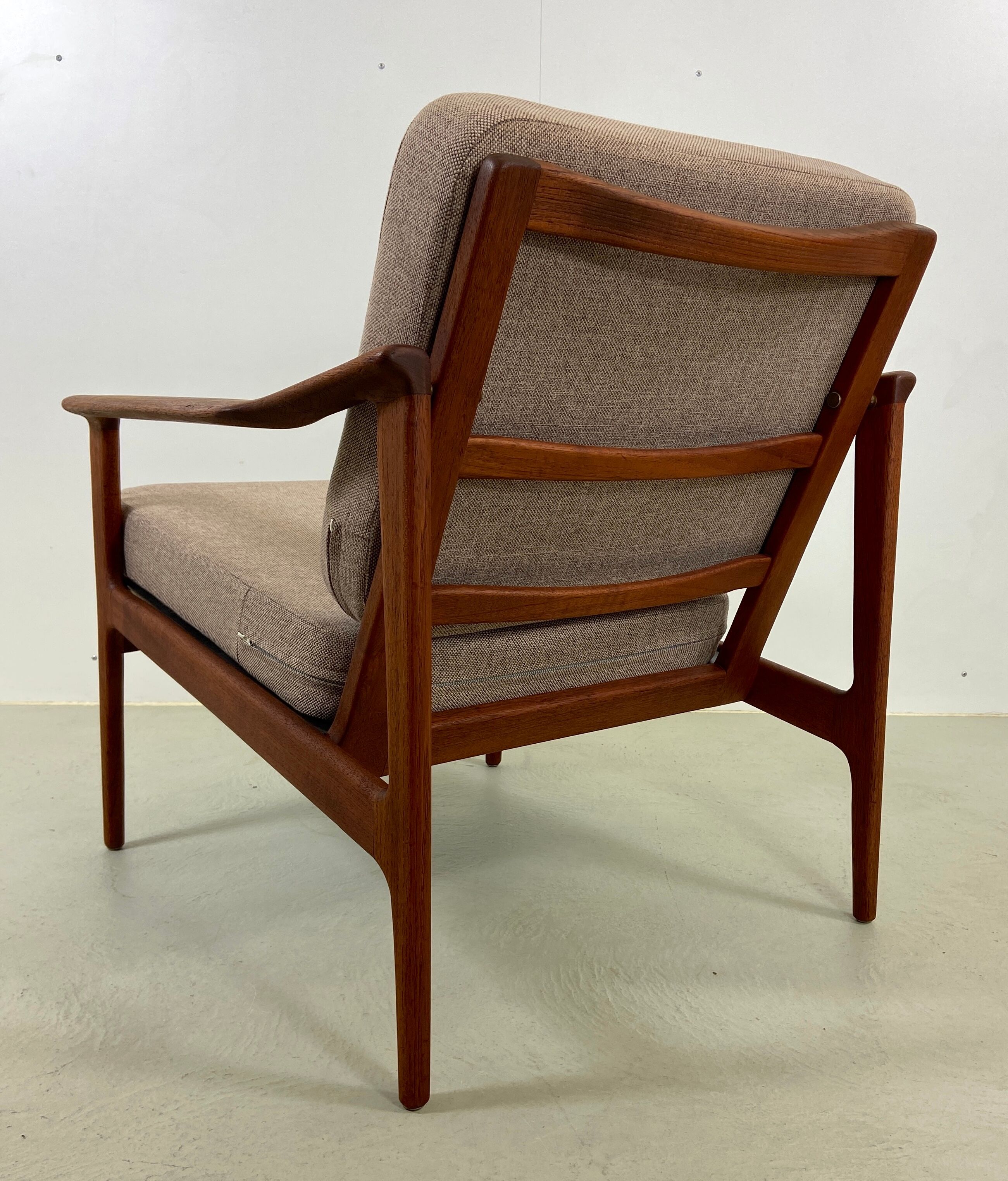 Danish teak armchair by Ib Kofod-Larsen for Selig
