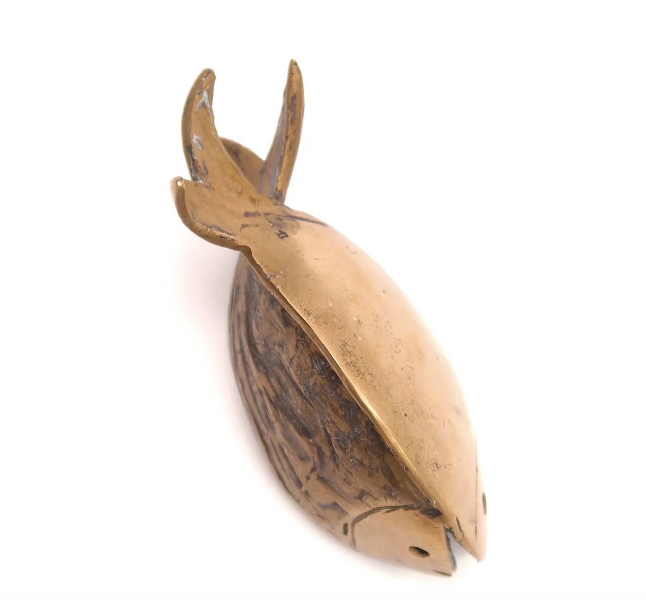 Sculpture poisson en bronze, années 70