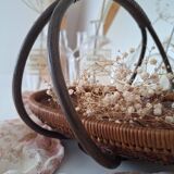 Vintage bamboo basket