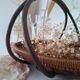 Vintage bamboo basket
