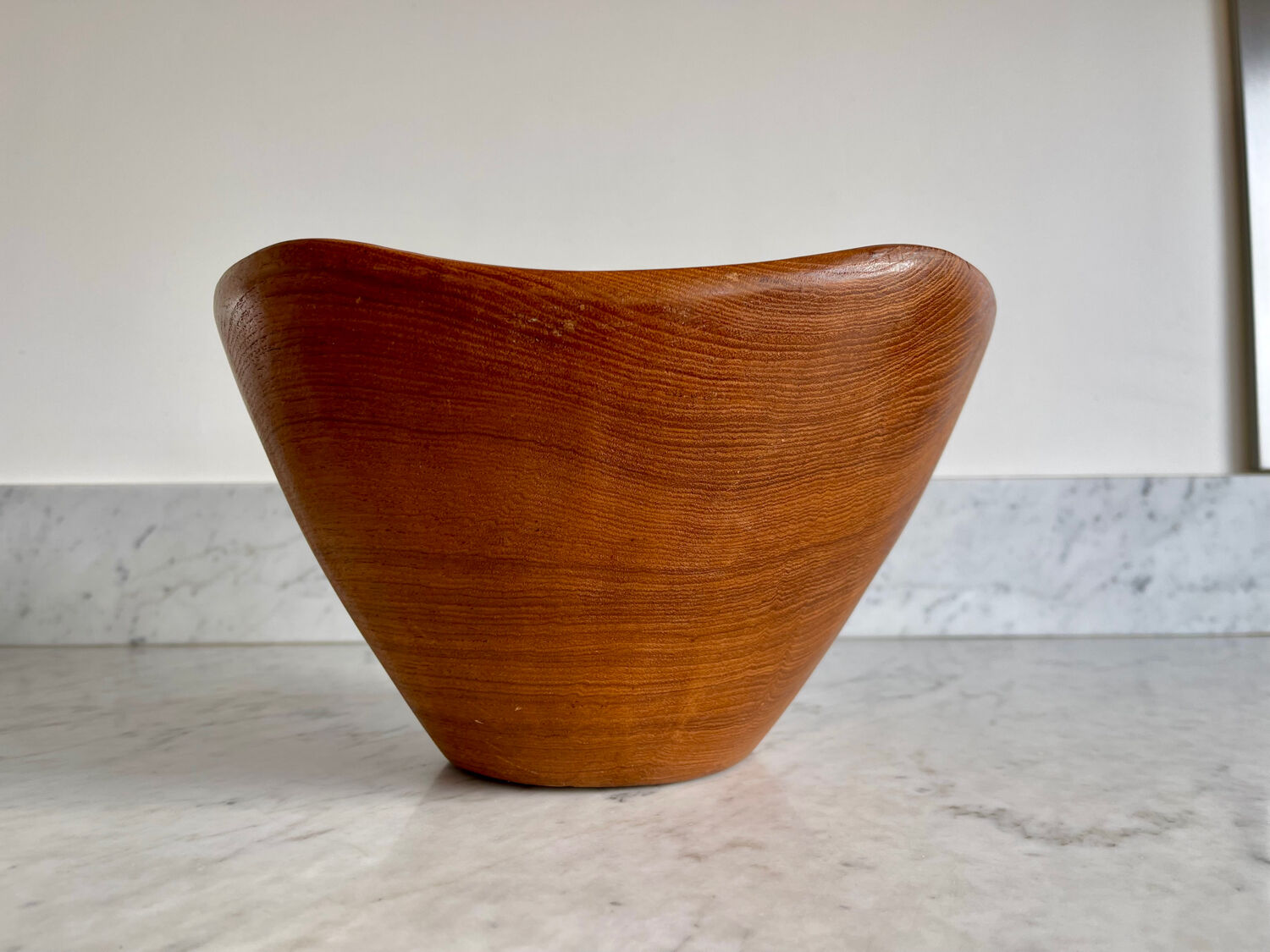 Vintage teak salad bowl