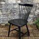 Scandinavian chair Sven Erik Fryklund for HagaFors blackened wood 1950