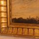 Painting table school of Barbizon France late 19th century
