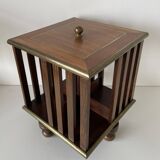 Small rotating desk bookcase