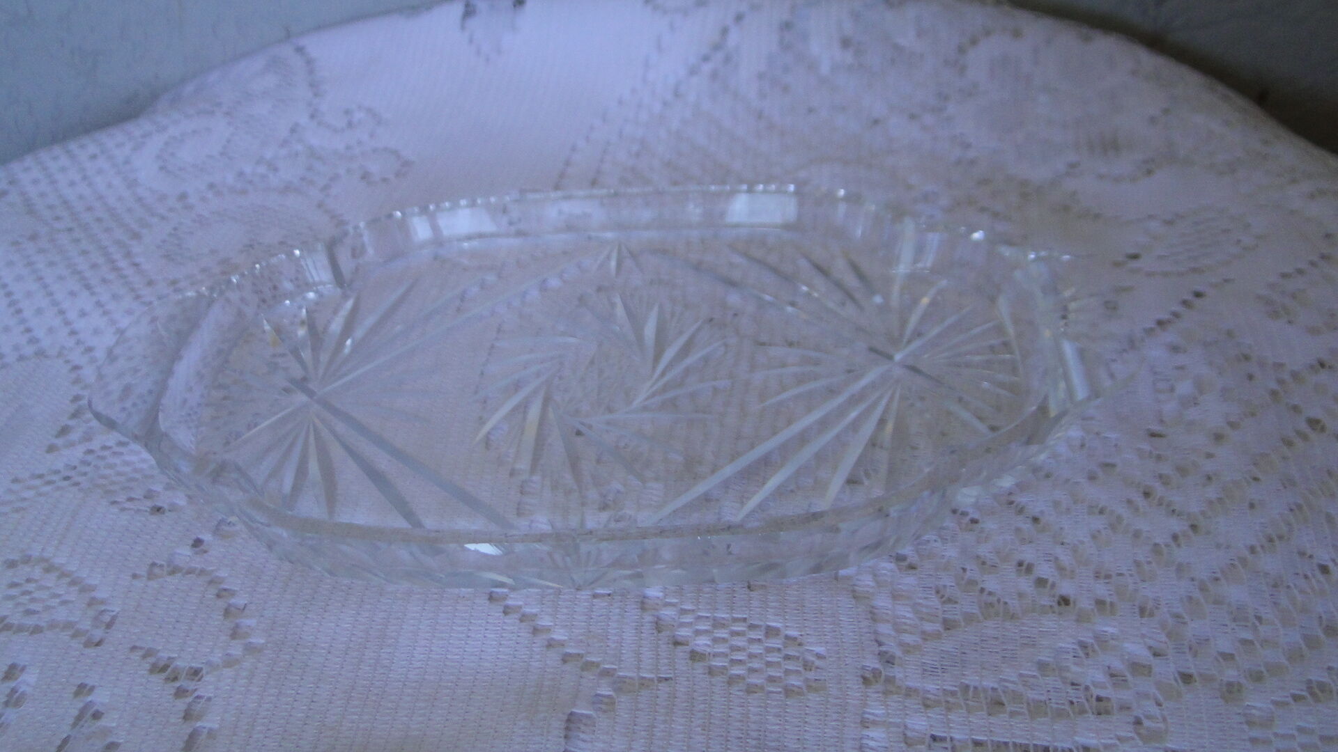 Etched glass top