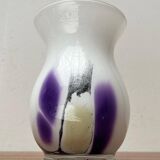 Vintage German glass vase and cup by Hans Jürgen Richartz for the Richartz art collection, set of 2.