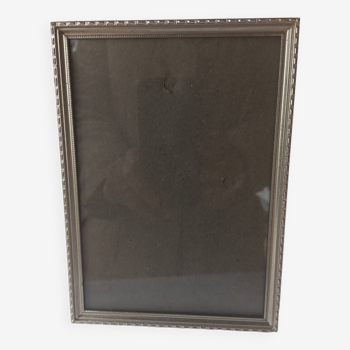 Silver metal frame