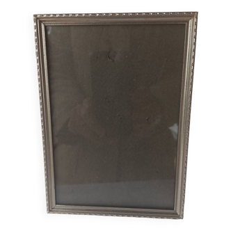 Silver metal frame