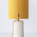 Italian Apothecary Ceramic Table Lamp Pharmacy Albarello, circa 1870-1885