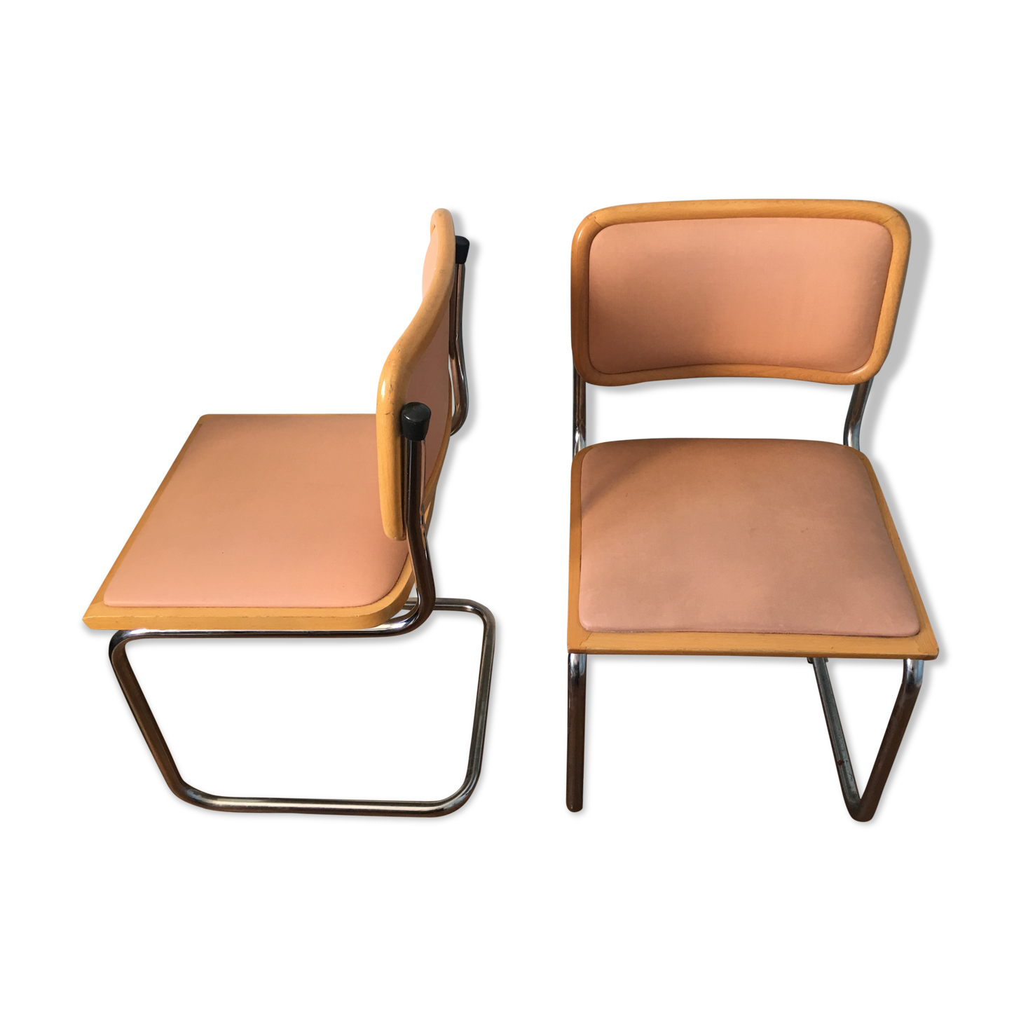 2 Cesca B32 chairs by Marcel Breuer