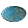 Empty pocket in blue enamelled stoneware