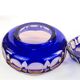 Biedermeier bonbonniere, cobalt glass, Egermann, Germany, 1930s