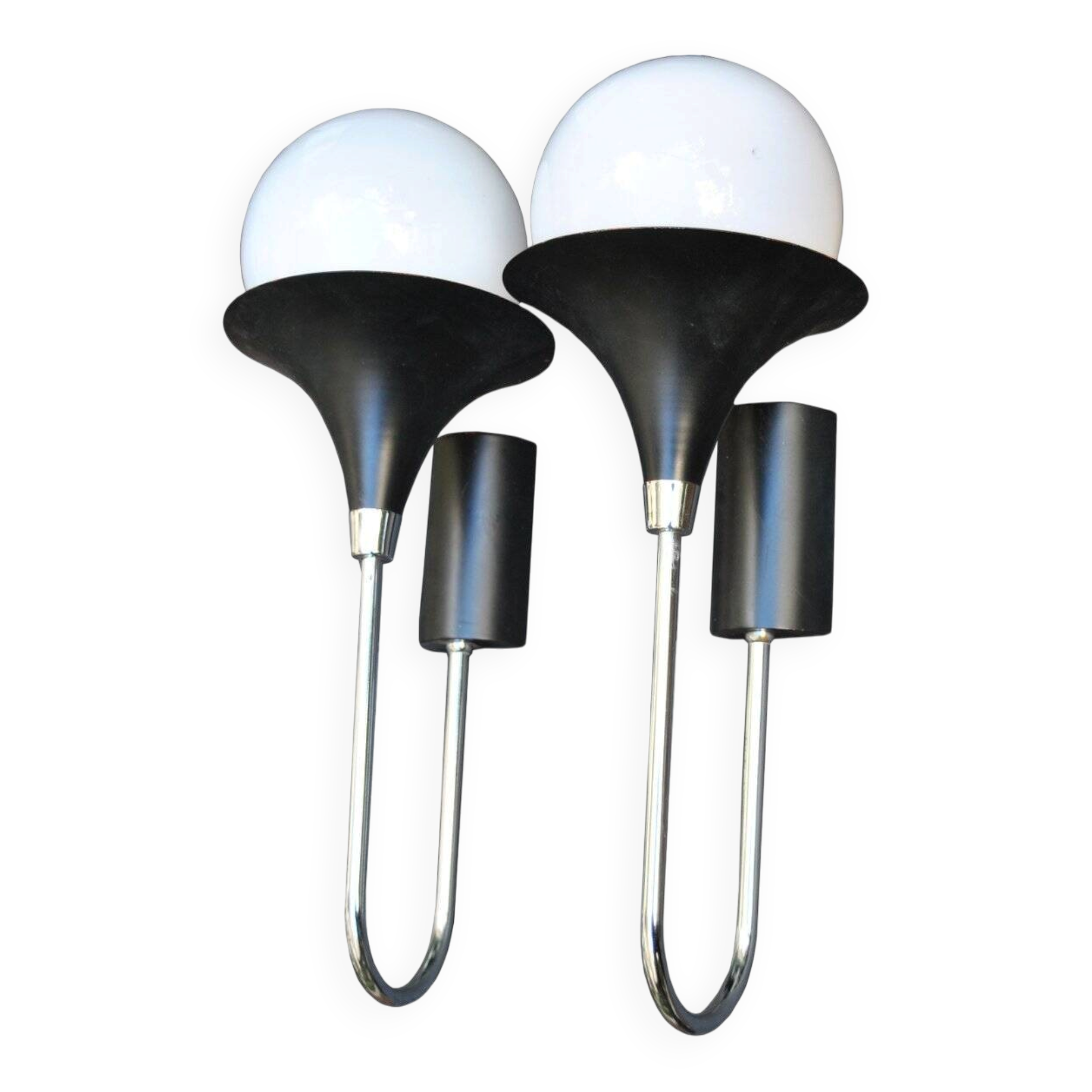 Mid-Century Wall Light in the style of Gino Sarfatti, Italy, set of 2