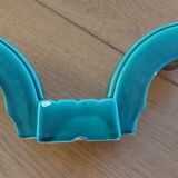 Double wall lamp in earthenware style, Art Deco, Year 1950