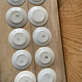 Mismatched plates Terre de Fer