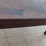 Old walnut side table