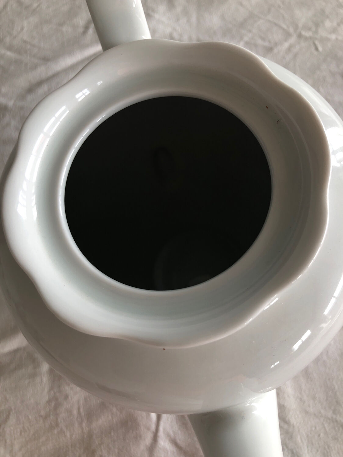 Bavaria festoon white porcelain coffee pot