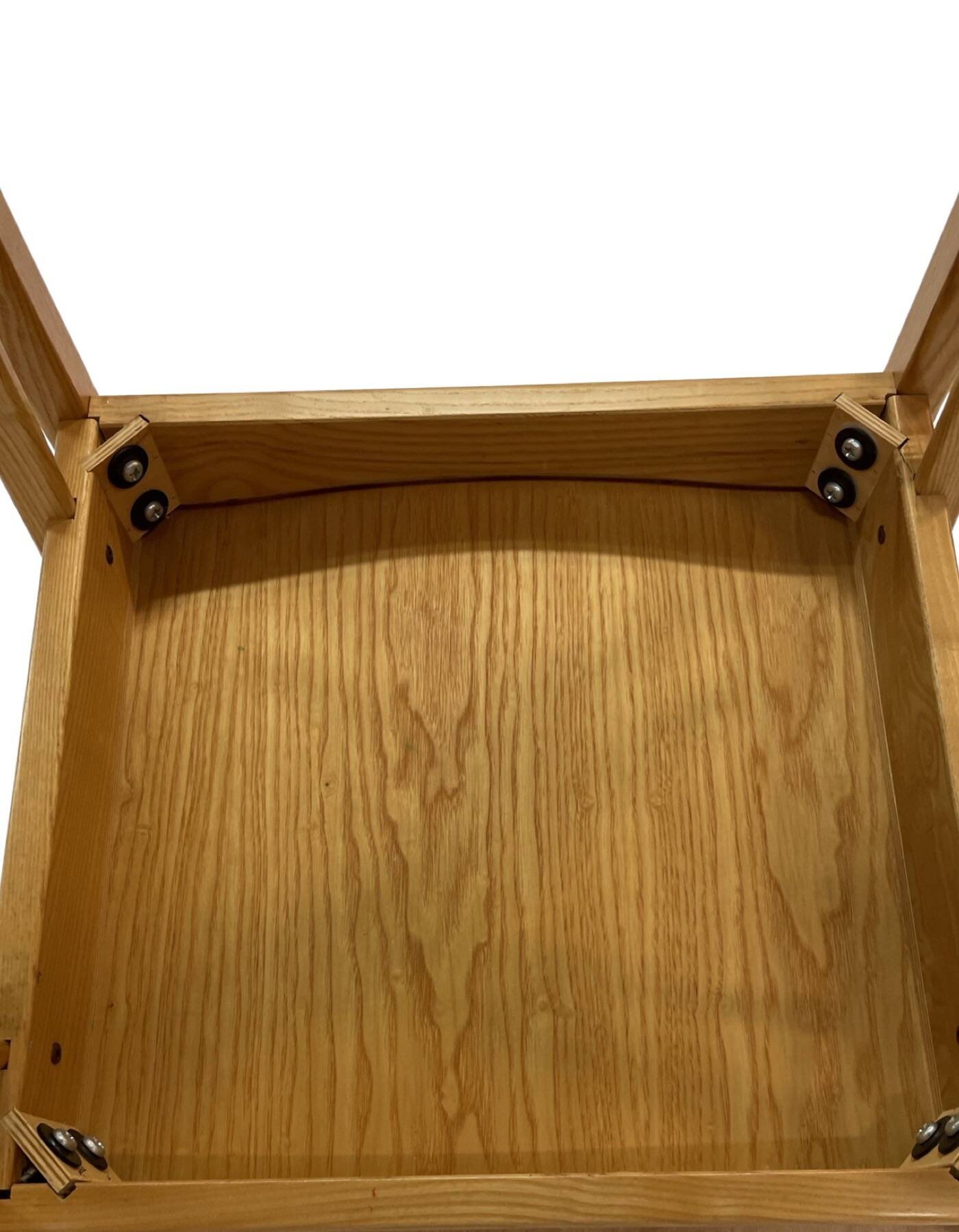 Vintage wooden chair 1980s minimalist design unique