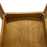 Vintage wooden chair 1980s minimalist design unique