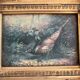 Ancient Impressionist Painting Hunting Pheasant English Rococo Frame