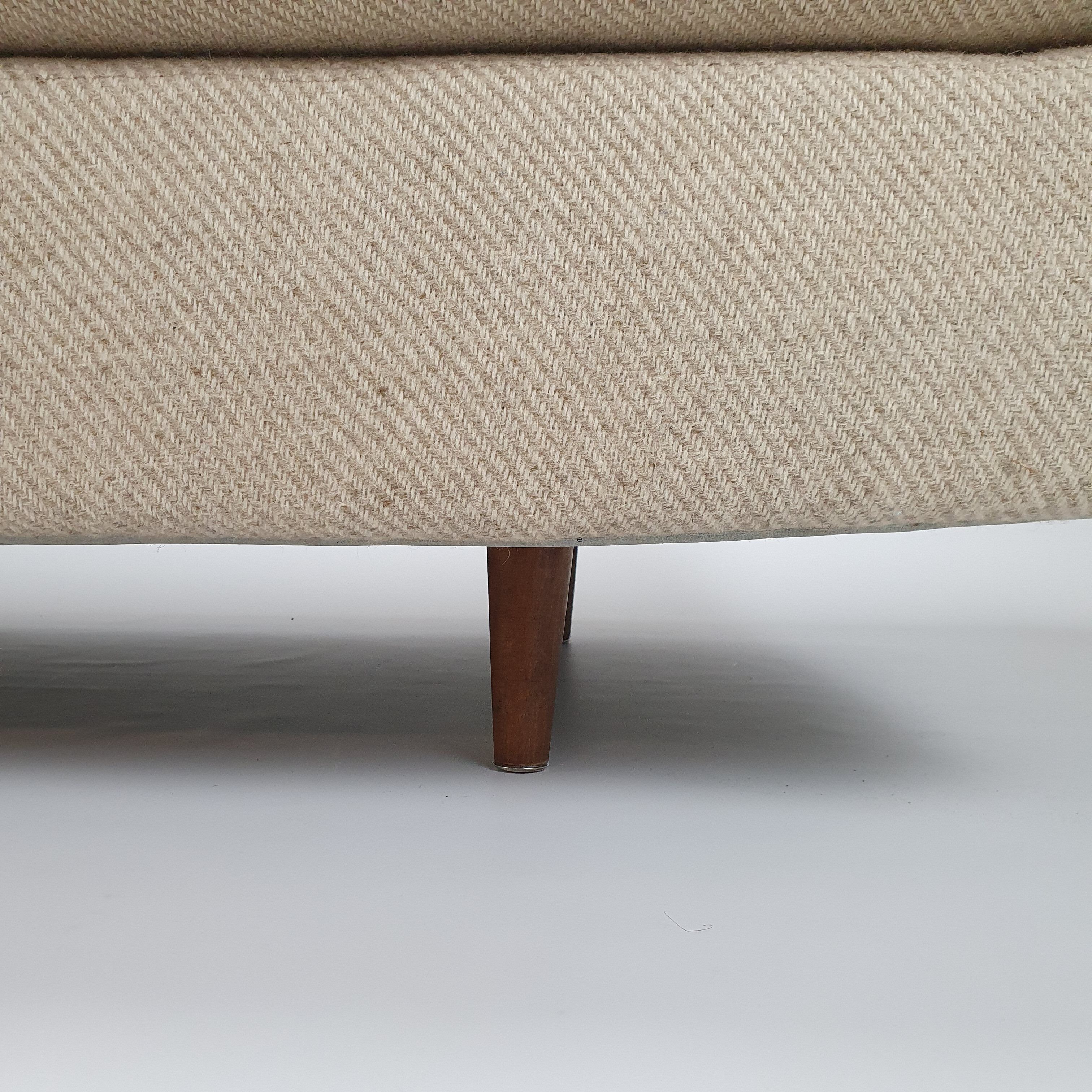 Mid century 2,5 seat sofa with original wool upholstery, 1950s