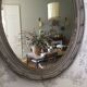 Miroir ancien oval