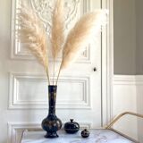 Vintage vase black gold