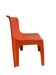 Chaise design orange – Étienne Fermigier (vers 1970)