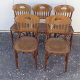 Set of 5 bistro chairs