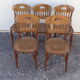 Set de 5 chaises bistrot
