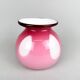 1970s Unique Vase Layered Glass