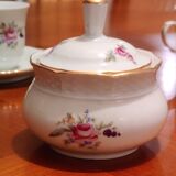 Fine Bohemian porcelain coffee service
