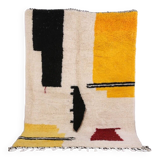 Handmade wool Berber rug 250x150 cm