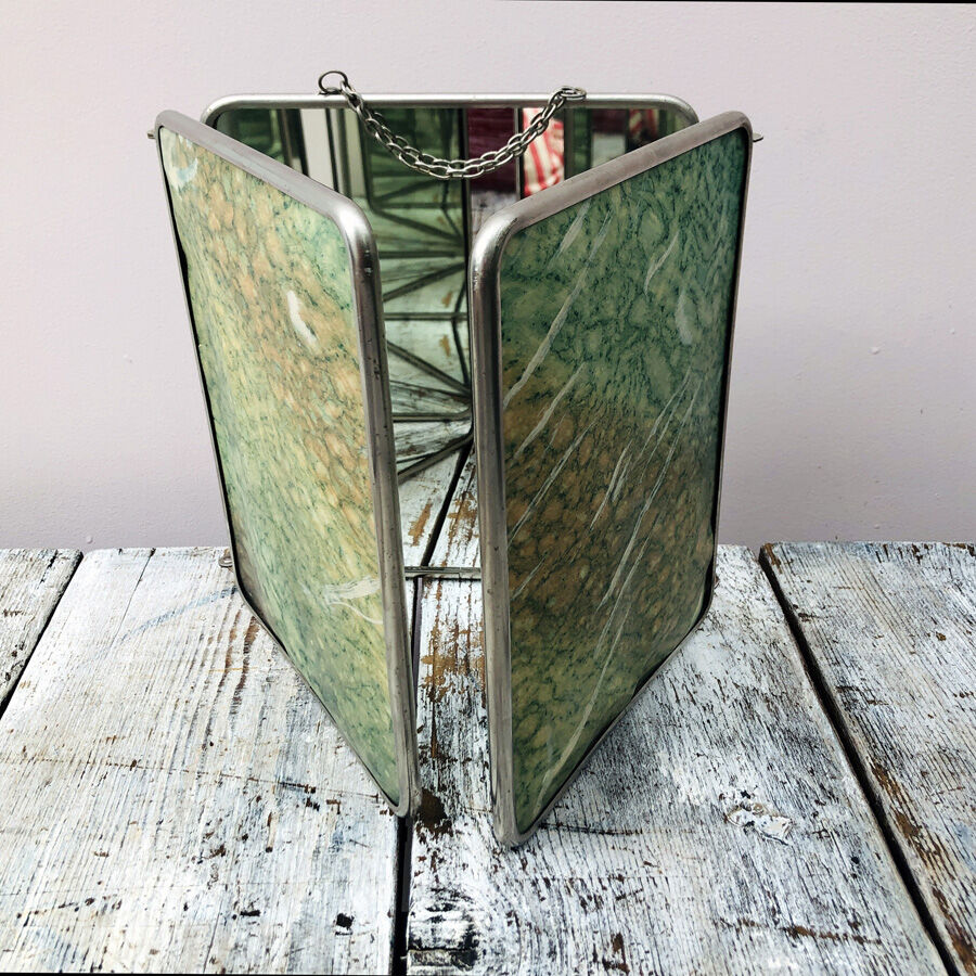 Ancient triptych mirror