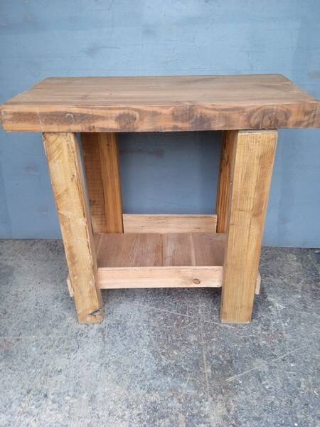Workbench 90cm old solid wood