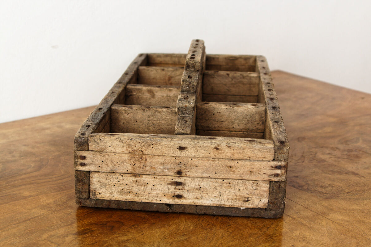 Wooden tool box, art deco