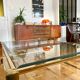 Table basse en verre Pierre Vandel