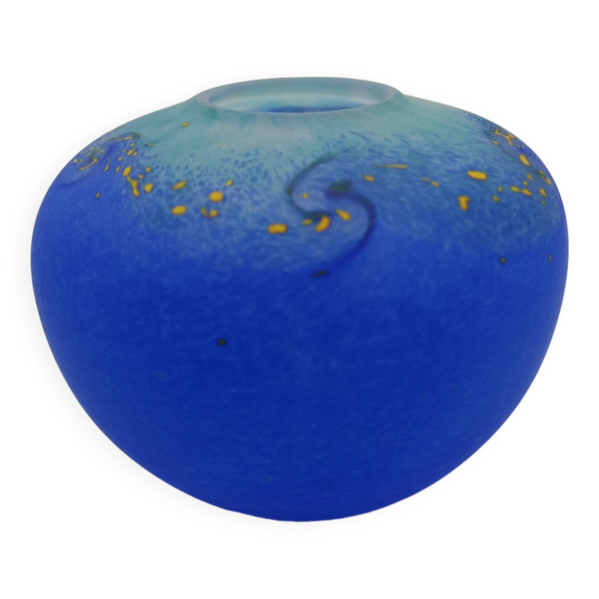 Contemporary blown glass vase