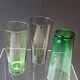 Set of 6 coloured vintage juice glasses in very good condition.