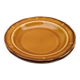 2 polylobed soup plates In the Haute-de-Provence earthenware style