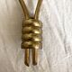 Set of 4 double wall lights in brass and frosted glass