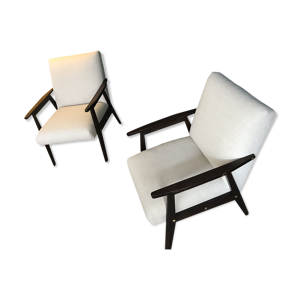 lot de 2 fauteuils style