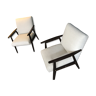 Lot of 2 Scandinavian style armchairs
