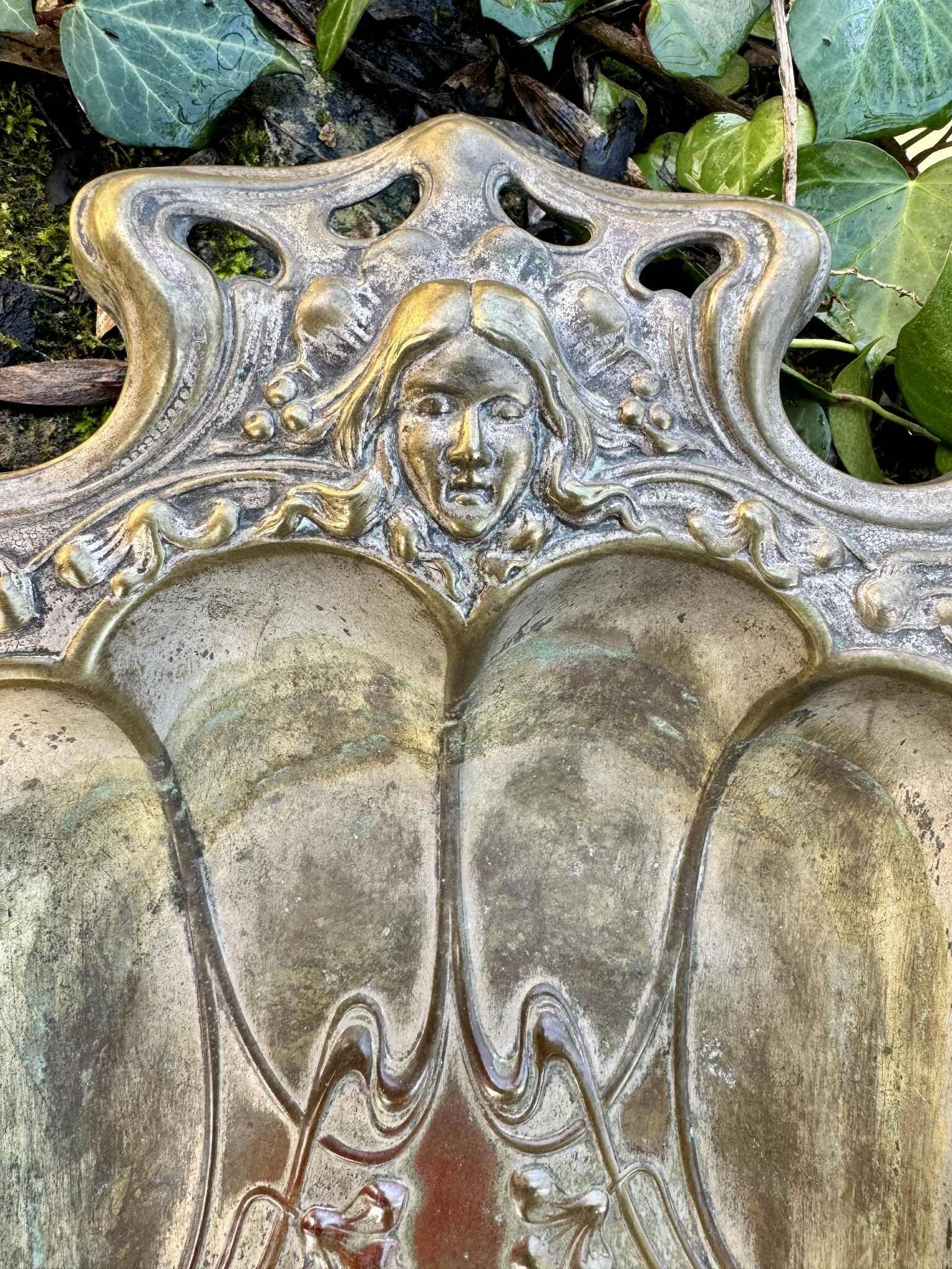 Large silver table centrepiece Art Nouveau period