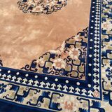Tapis vintage chinois pékin fait main 184x276 cm