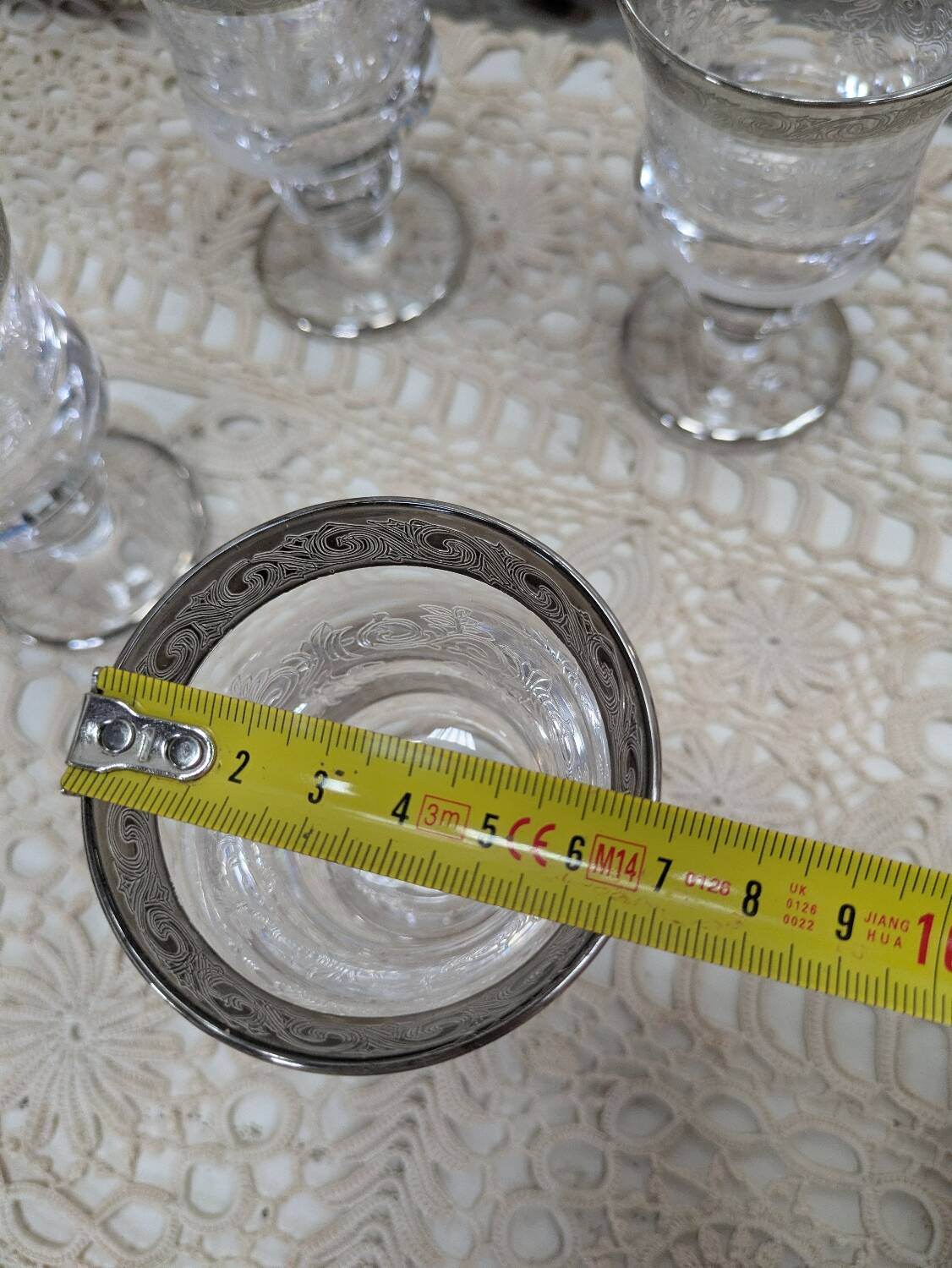 Murano stemmed glasses